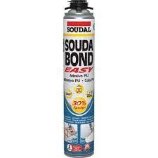 F3954122512 SOUDAL SCHIUMA poliuretanica PISTOLA SOUDABOND EASY GUN da 750ml per incollaggio cartongesso,pannelli isolante art 12251...