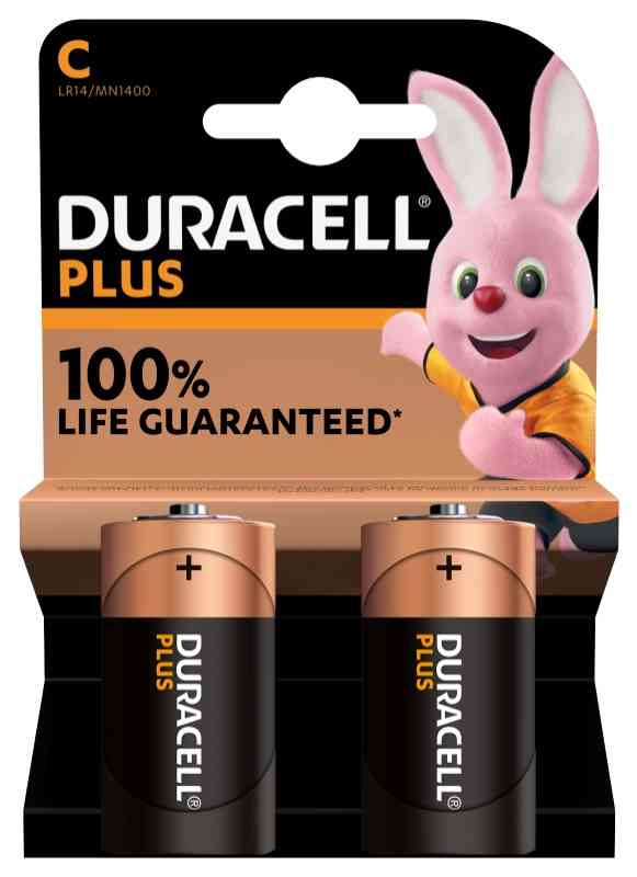 F39740003 PVS DURACELL PLUS 100 MEZZATORCIA C MN1400 - BL 2 PZ Art. DU0301 Cfg