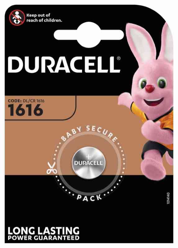 F39740010 PVS DURACELL SPECIALISTICHE 1616 - BLISTER 1 PEZZO Art. DU48 Cfg