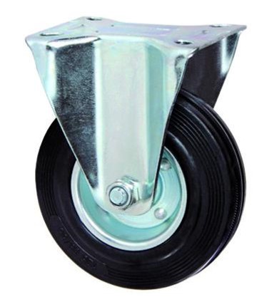 F39770176 PVS RUOTE MAURER GOMMATE SUPP.FISSO MM 100 Art. 093493 Andrighetti