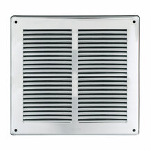 F3082GIN24R GRIGLIA AERAZIONE QUADRA in INOX 240X240 con rete fissaggio a tassello art.GIN24R Edil plast