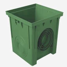 F3118PZD30V VERDE POZZETTO 300X300 VERDE per acqua art.PZD30V First Plast 1 bc=80 pz