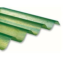 F3127COLIV25040 Rotolo in vetroresina ONDULATO VERDE mt.2.50x20 1 rotolo=50mq Rivierasca