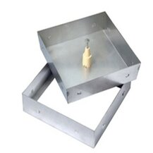 F317545X45H8 H 80 mm INOX CHIUSINO/coperchio da riempimento lamiera 15/10 inox AISI 304 mis.450x450x80 mm art.CHINO8.45 Casagrande