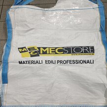 F3963PN120DSTI SENZA VALVOLA SACCONE/sacco porta DETRITI 90X90X120 portata 1500 kg  Art.PN120DSTI personalizzato MECSTORE