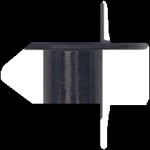 F3018100074 PVS Chiodo a percussione zincato nero, Misure: 4,3X22/14, cf=200pz, Art. 35220E0401400 Friulsider