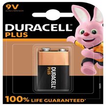 F39740005 PVS DURACELL PLUS 100 TRANSISTOR 9V MN1604 - BL 1 PZ Art. DU0503 Cfg