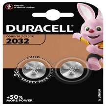F39740017 PVS DURACELL ELECTRONICS CR2032 - BLISTER 2 PEZZI Art. DU22B2 Cfg