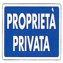 F39770096 PVS CARTELLI PROP.PRIV.PLAST.20X30 Art. 053304 Andrighetti