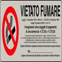 F39770101 PVS CARTELLI PL.ADES.VIETATO FUMARE CM15X5 Art. 170183 Andrighetti