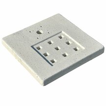 E36300026 PVS BASE PER FONT. QUADRA 38x38x4.5 BIANCA in scat. Art. 606-B05-CB-SC Bonfante