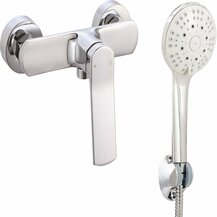 E3951ARK303 MISCELATORE ESTERNO DOCCIA serie MOOV ottone cromato Art.ARK303 rubinetteria Arkitea