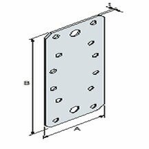 F3018100160 PVS Piastra fissaggio viti e chiodi, 40x100, cf=100pz Art. FLV40/100 Friulsider