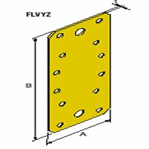 F3018100173 PVS Piastra fissaggio viti e chiodi, 90x210, cf=20pz Art. FLV90/200 Friulsider