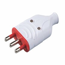 F3764100001 PVS SPINA MOBILE 16A 2P+T MONOBLOCCO ANTISCHIACCIAMENTO BIANCO Art. RS78006 Rosi