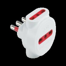 F3764100023 PVS ADATTATORE TRIPLO EMILIA SPECIALIST - 3 PRESE 10/16A SPINA 16A 250V P17/11 - S17 BIANCO Art. RS7703B Rosi