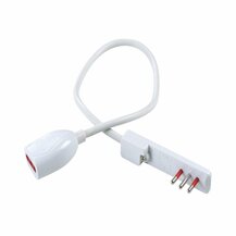 F3764100045 PVS PROLUNGA FLAT 0,5M 10A BIANCA Art. RS92036 Rosi