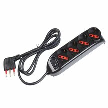 F3764100054 PVS MULTIPRESA EMILIA 4 POSTI NERA Art. RS94073 Rosi