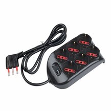 F3764100056 PVS MULTIPRESA EMILIA 6 POSTI NERA Art. RS94125 Rosi