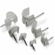 F3764100107 PVS GRAFFETTA FISSACAVO Ø13/14 GRIGIO - 50 PZ Art. GPG-16 Rosi