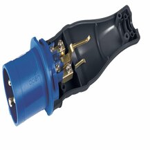 F3764100129 PVS ADATTATORE INDUSTRIALE BREVETTATO 16A 2P+T IP44 PER CONTENERE SPINA SCHUKO PRESSOFUSA 2P + TERRA Art. 1821 Rosi