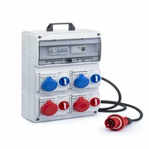 F3764100142 PVS QUADRO ACS PORTATILE: N 2 PRESE INTERB 16A 2P+T IP67, 2 PRESE INTERB 16A 3P+T IP67, INTERR MT E DIFF, 9KW Art. 2203 ...