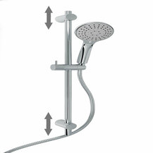 E3951ARK309 SET SALISCENDI serie MOOV con DOCCIONE DIAM.20 DOCCINO e FLESSIBILE Art. ARK309 rubinetteria Arkitea