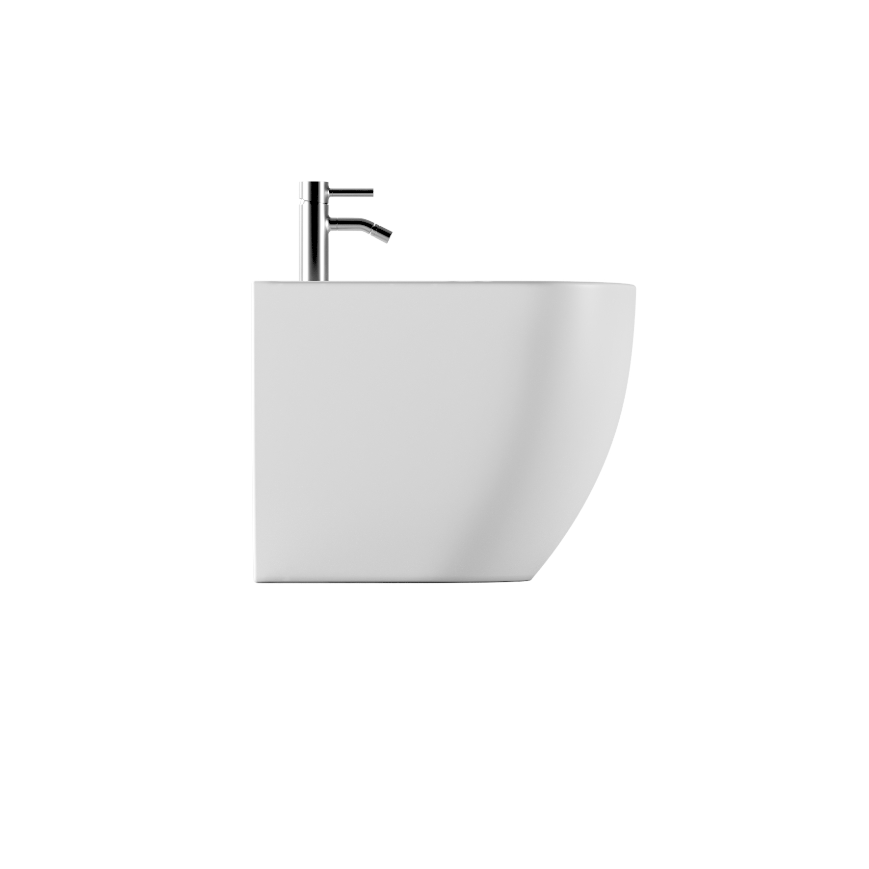 E3951SK3BPBL Art.SK3BPBL BIDET BURANO A TERRA 50 BIANCO LUCIDO compreso di fissaggi SK2FIX7 ARKITEA sanitari