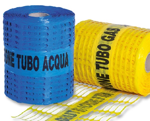 F30452008544 RETE SEGNALAZIONE TUBO ACQUA recinzione cantiere 0.25x250 mt colore BLU Art. marking 25N 208544 Intermas