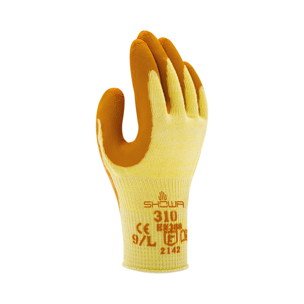 F30463156102M Guanti SHOWA Grip art.310 Arancio Taglia M Cenigomma