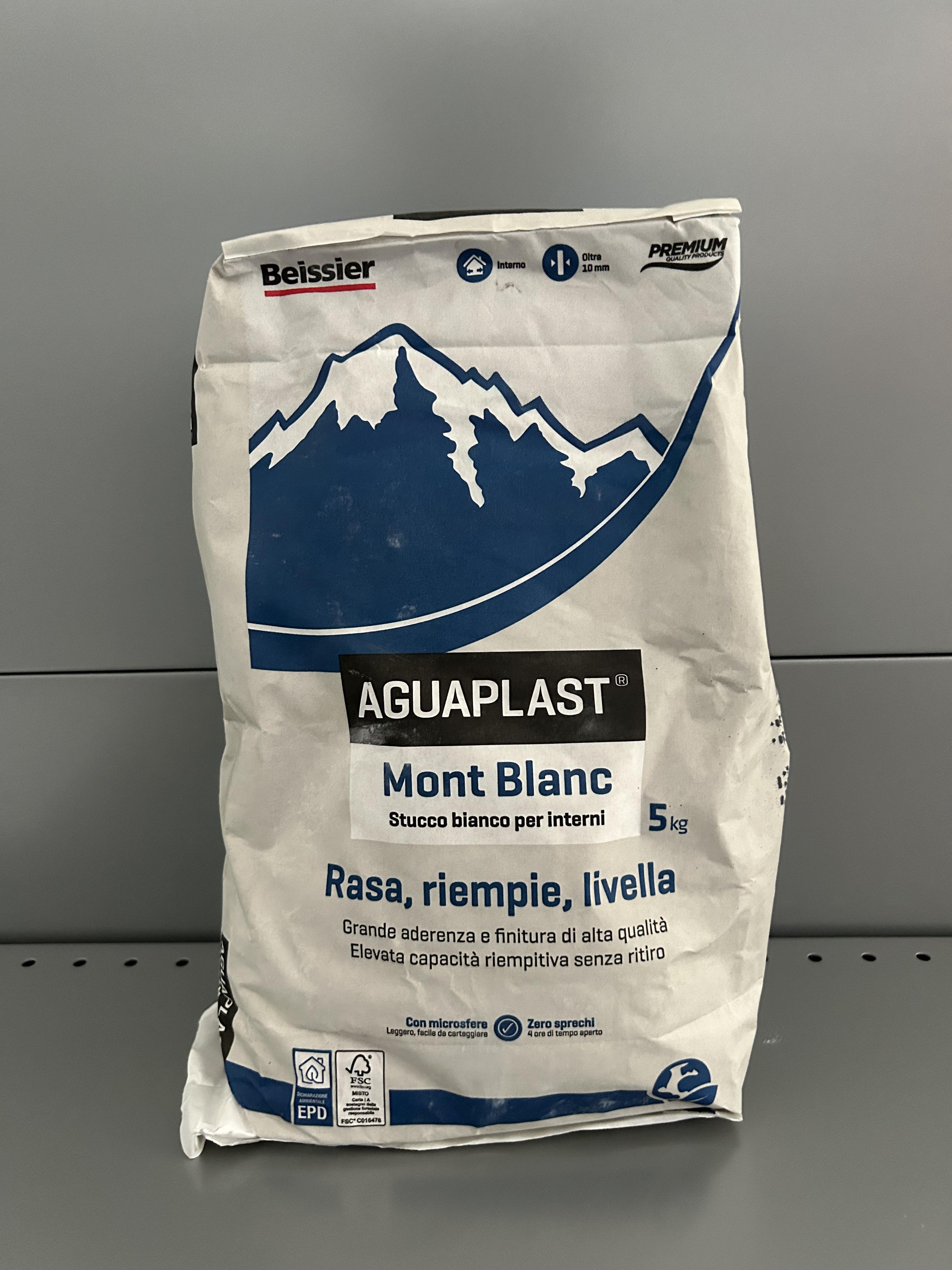 F3602100050 PVS Aguaplast MONT BLANC polvere, kg 5 Art 30534 Boldrini