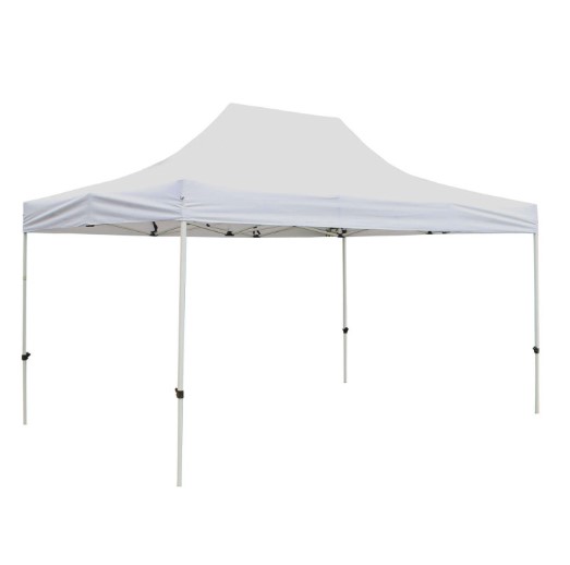 F3647787-34 GAZEBO MERCATO PIEGHEVOLE in metallo 3x4.5 colore BIANCO con BORSA art.787/34 Biacchi