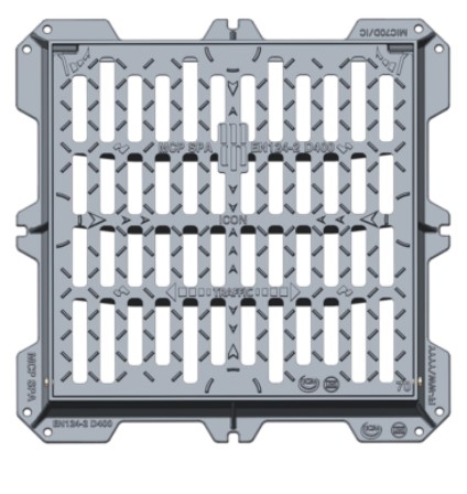 F380510024 MCP D400 CADITOIA MICHELANGELO ICON Dim.Est. 700X700mm PIANA Art. MIC70D/IC MCP