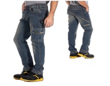 F3953JOBDYBLU48 JEANS/PANTALONE da lavoro lungo Taglia 48 colore BLU ELASTICIZZATI MULTITASCHE Art. JOBDY James Dillon