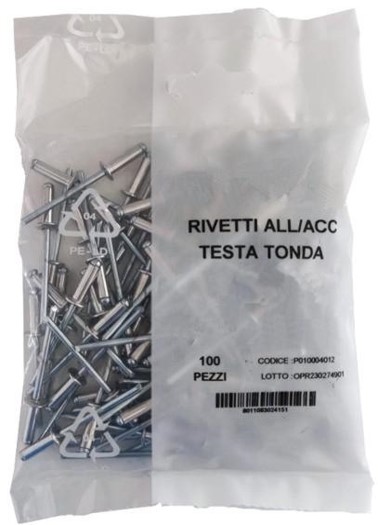 F39770202 PVS RIVETTI ALLUM.MM 4,8X14 CF.PZ.100 CF 5 Art. 157137 Andrighetti