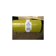 F3013SACOL Sacchi GIALLO IMMONDIZIA  pesanti uso DOMESTICO/ uso CANTIERE da 90x120 sp.80/90 micron 1 cf=100 sacchi art. G90120R