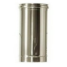 F309944020080 TUBO INOX Ø 80 lineare mt.0.25 camino monoparete art.4402 Fibrotubi
