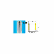 F309944520180 DOPPIAPARETE TUBO INOX Ø 180 lineare mt.0.25 camino art.4452 Fibrotubi
