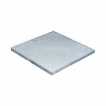 F3118030 COPERCHIO/chiusino leggero in PVC 450X450 GRIGIO per pozzetto per acqua art.SCDP45G First Plast