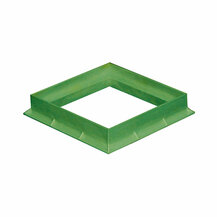 F3118155 TELAIO in PVC 250X250 VERDE per pozzetto per acqua art.ST25V First Plast