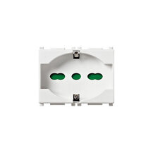 F316514210 PRESA 2P+T 16A + SCHUKO serie PLANA-VIMAR colore bianco per impianto elettrico Art.VIW14210 Sonepar