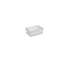 F3189750 CONTENITORE in plastica trasparente T BOX M con coperchio dim.55.5x39x19 h art.8653000020206 ABM