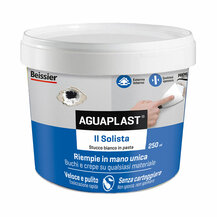 F36020330 Stucco IL SOLISTA per riempimento buchi, fessure e crepe da 0.8 LT Art. 88040 Aguaplast