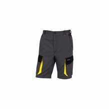 F318500140 BERMUDA/pantalone corte da lavoro D-MACH, Taglia XXL in cotone e polietere grigio e giallo Art. DMBERGJXX Deltaplus
