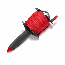 F3060FER050 FILO EDILIZIA colore ROSSO  Ø 2.5 mm rotolo da mt.50 personalizzato MECSTORE art.296.30050 Antica Corderia Corai