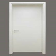 E37870019 ANTA 90X210 BATTENTE PORTA rever per INTERNI laminato bianco (con telaio+coprifili) LFM 100X215 mod.EXTRA-EXTRA 90 La Ve...