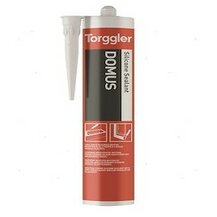 F30015606 SILICONE da 310 ml SANITARIO NEUTRO BIANCO9010  DOMUS per serramenti/uso sanitario art.5606 Torggler