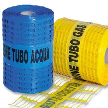 F30452008544 RETE SEGNALAZIONE TUBO ACQUA recinzione cantiere 0.25x250 mt colore BLU Art. marking 25N 208544 Intermas