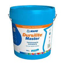 F3088DURSIL14 MAPEI Pittura traspirante DURSILITE MASTER colore BIANCO fusto da 14 LT Mapei art.6DN000014