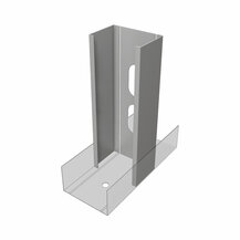 E20030040 MONTANTE a C 48x74x50 da 3000mm per pareti divisorie cartongesso SP. 0.6mm Atena